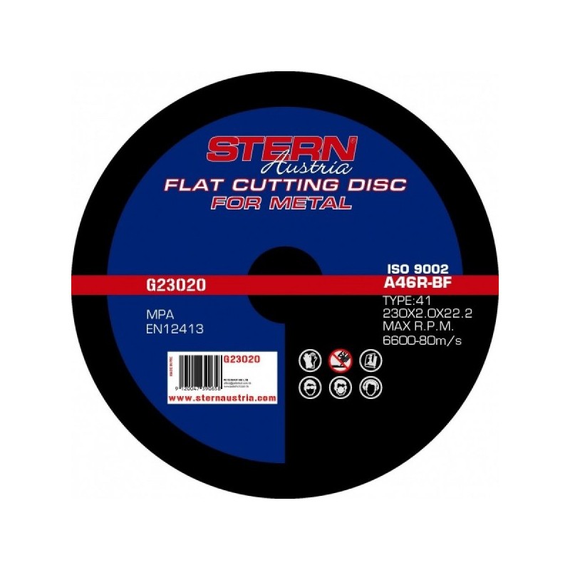 G23020 STERN Disc abraziv metal polizor unghiular 230x2 mm