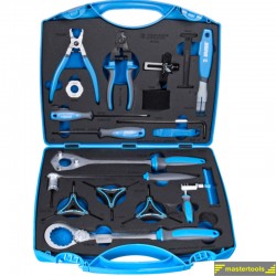 625141 UNIOR Set 18 scule pentru bicicleta,trusa plastic Pro Home Set.