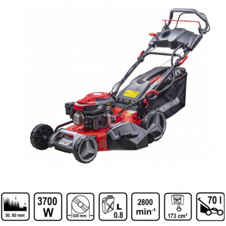 075006 RAIDER Masina gazon pe benzina autopropulsata pornire electrica