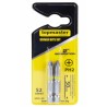 338709 TOPMASTER Set 2 biti cruce PH2, hexagon 1/4", lungime 50 mm.