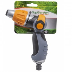 401102 TOPGARDEN Pistol stropit 3 functii, dimensiune 1/2", metal TGP.
