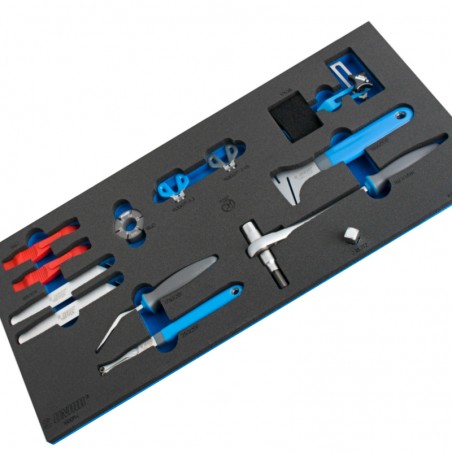 624363 UNIOR Set scule pentru bicicleta 12 piese in modul spuma SOS 624363 UNIOR Set scule pentru bicicleta 12 piese in modul spuma SOS