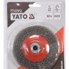 YT-47612 YATO Perie disc 125 mm,filet M14,din sarma otel,pentru metal.