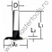 Freza lemn pentru caneluri MAKITA 793068-0