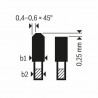 2608837761 BOSCH Disc Standard for Aluminium,140x1.6/1.1x10mm,50 dinti