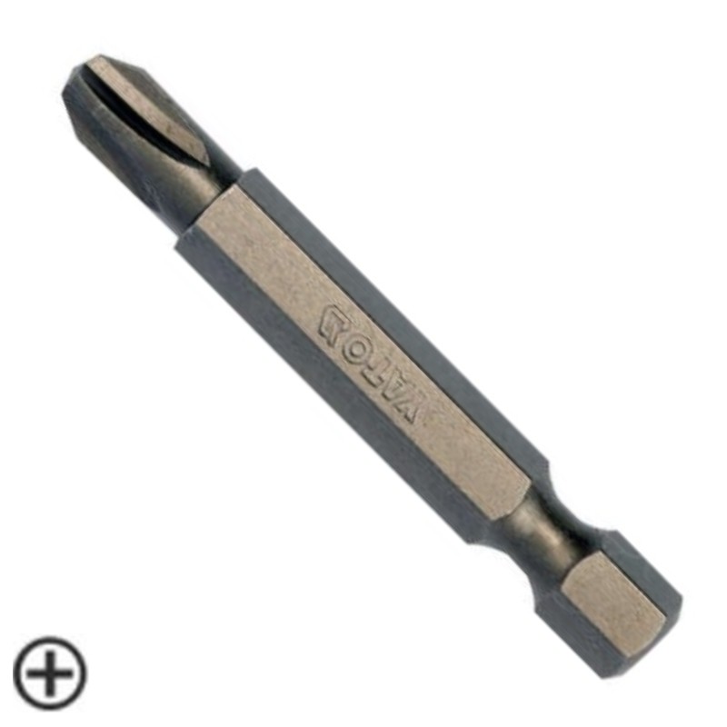 YT-78153 YATO Set 10 biti cruce PH3,hexagon 1/4", lungime 50 mm.