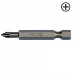 YT-04772 YATO Set 10 biti cruce PH1,hexagon 1/4", lungime 50 mm.