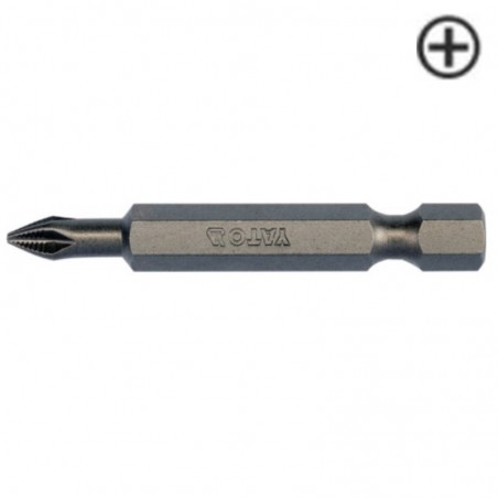 YT-04772 YATO Set 10 biti cruce PH1,hexagon 1/4", lungime 50 mm.