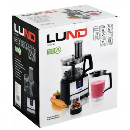 67950 LUND Robot multifunctional bucatarie 8 in 1 550 W