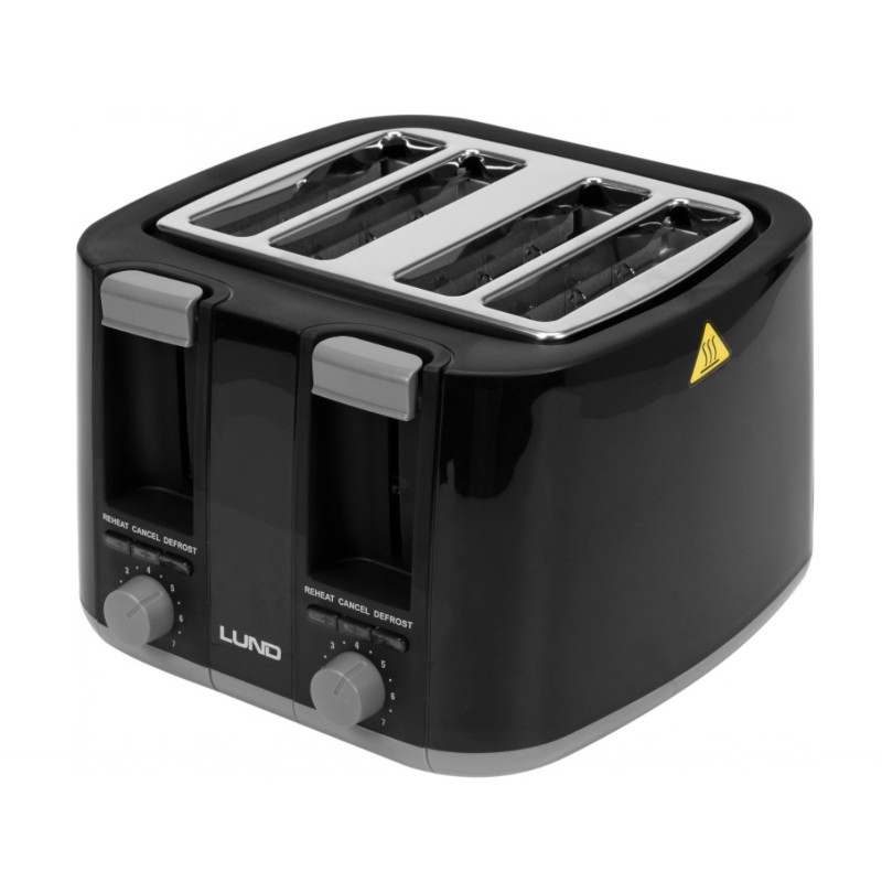 67501 LUND Prajitor de paine, toaster 1300-1500 W, 4 posturi.