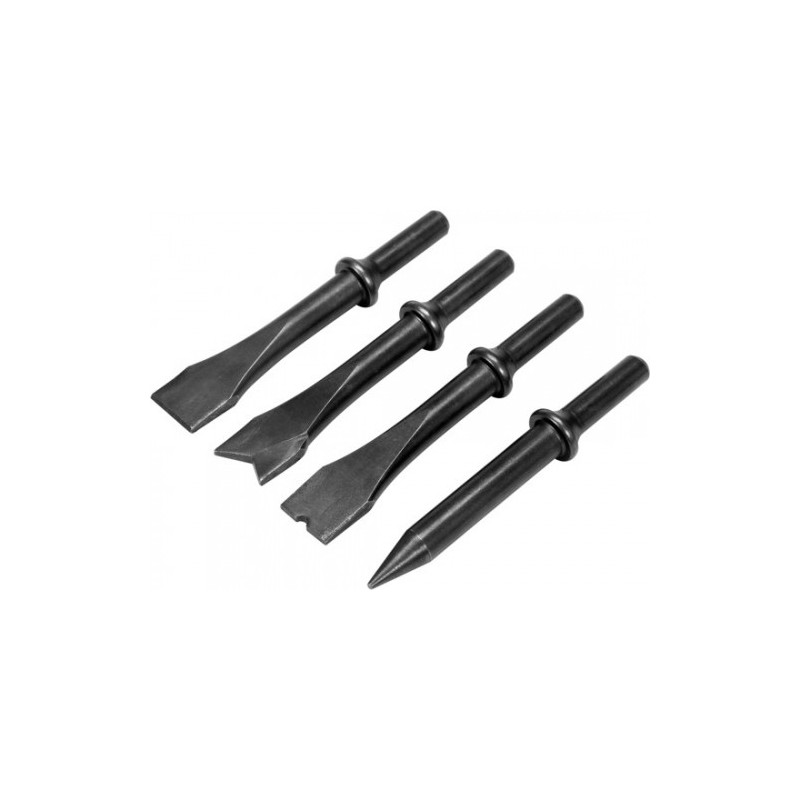 YT-09901 YATO Set 4 dalti pentru ciocan pneumatic, lungime 120 mm.