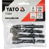 YT-09901 YATO Set 4 dalti pentru ciocan pneumatic, lungime 120 mm.
