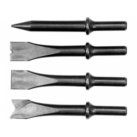 YT-09901 YATO Set 4 dalti pentru ciocan pneumatic, lungime 120 mm.