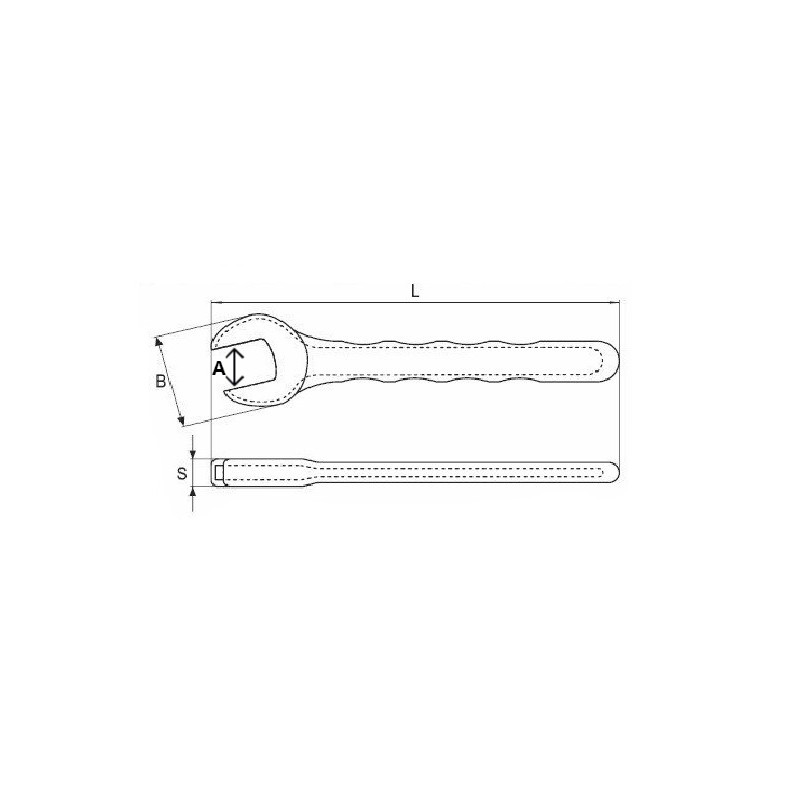 YT-20963 YATO Cheie fixa deschidere 19 mm, izolata 1000 V VDE.