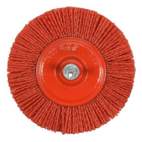 YT-47792 YATO Perie nylon frontala, diametru 100 mm, tija 6 mm.
