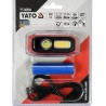 YT-08594 YATO Lanterna LED pentru cap,cu acumulator Li-Ion 3.7V,800 Lm