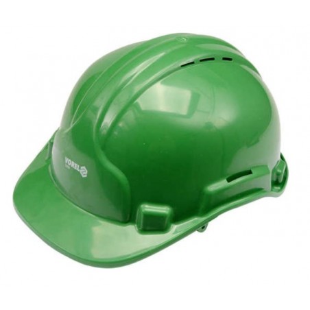 74195 VOREL Casca de protectie, verde, centura reglabila 50-66 cm.