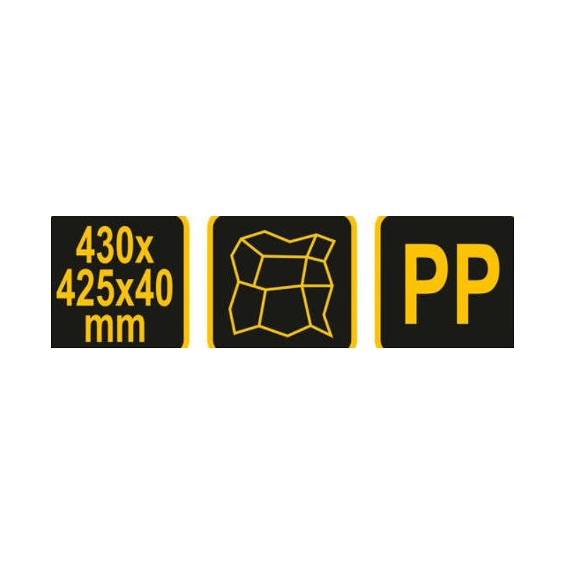 35060 VOREL Sablon decorativ pentru pavaj, 430 x 425 x 40 mm.