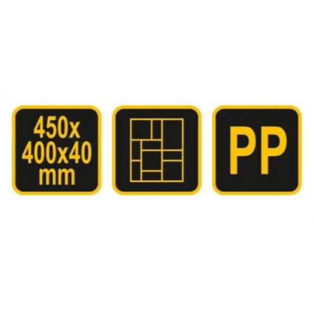 35061 VOREL Sablon decorativ pentru pavaj, 450 x 400 x 40 mm.