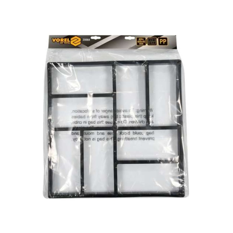 35064 VOREL Sablon decorativ pentru pavaj, 400 x 400 x 40 mm.