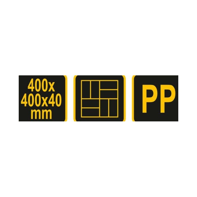 35064 VOREL Sablon decorativ pentru pavaj, 400 x 400 x 40 mm.