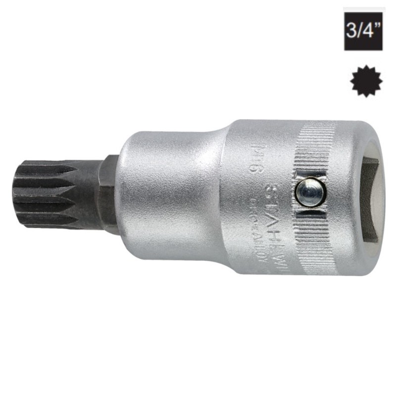 SW05060016 STAHLWILLE Cheie tubulara profil XZN M16, patrat 3/4".
