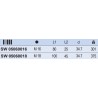 SW05060016 STAHLWILLE Cheie tubulara profil XZN M16, patrat 3/4".