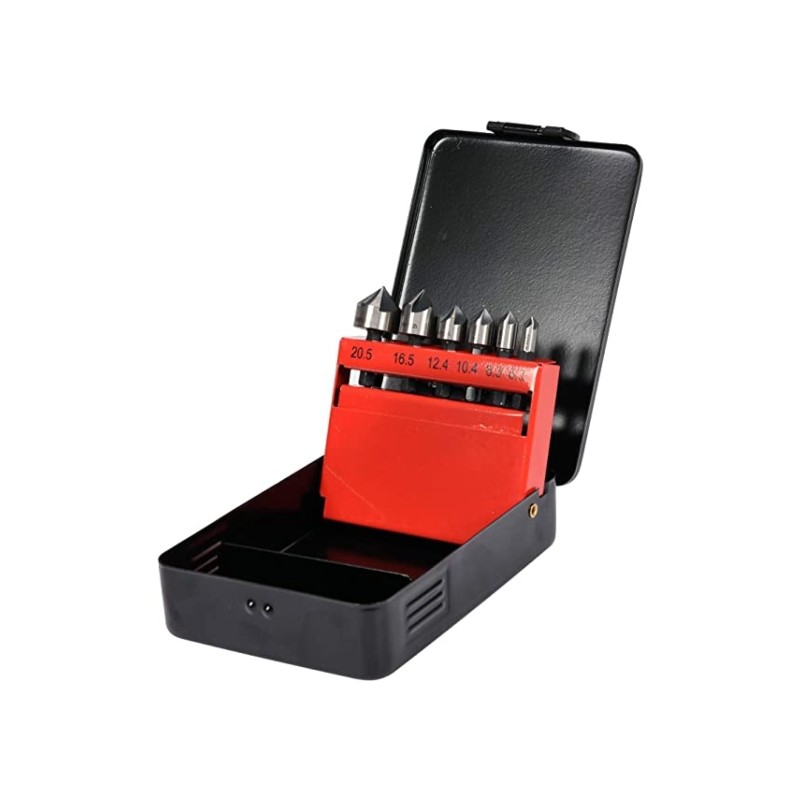 YT-44729 YATO Set 6 zencuitoare conice, hexagon 1/4", pentru metal.
