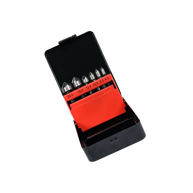 YT-44729 YATO Set 6 zencuitoare conice, hexagon 1/4", pentru metal.