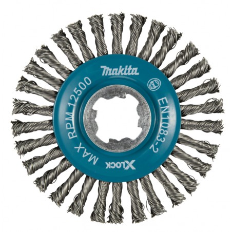 D-73411 MAKITA Perie de sarma tip roata, X-Lock, 115x0.5mm