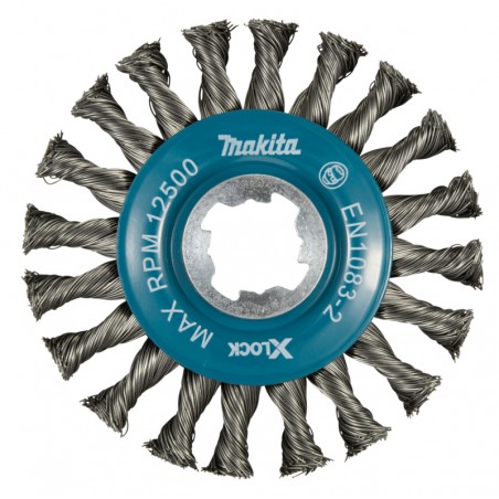 D-73405 MAKITA Perie de sarma tip roata, X-Lock, 115x0.5mm