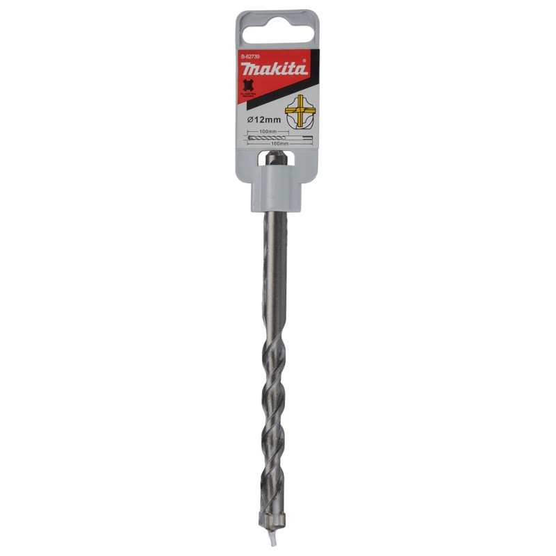 B-62739 MAKITA Burghiu beton AVENGER 4CUT, SDS-Plus, 12x160x100mm