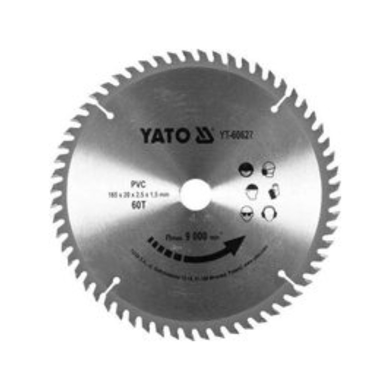 YT-60627 YATO Panza fierastrau circular,185x2.5x20mm,taiere PVC.