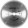 YT-60627 YATO Panza fierastrau circular,185x2.5x20mm,taiere PVC.
