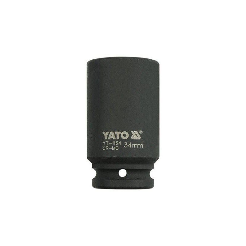 YT-1134 YATO Cheie tubulara hexagonala 34 mm de impact, patrat 3/4".