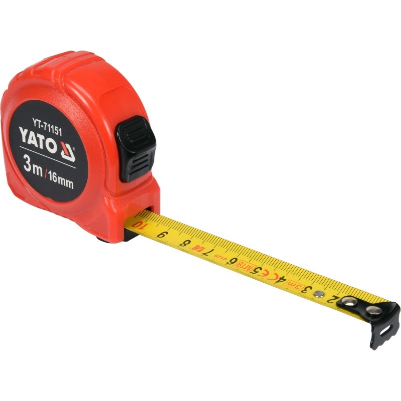 YT-71151 YATO Ruleta, lungime 3 m, latime 16 mm.