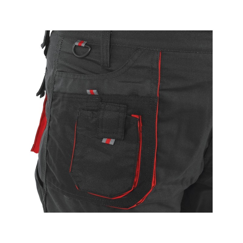 YT-80146 YATO Pantaloni de lucru, marime S, 9 buzunare, culoare negru.