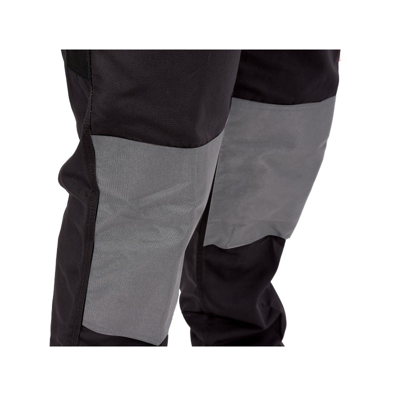 YT-80165 YATO Pantaloni lucru, marime M,9 buzunare,culoare negru-gri.