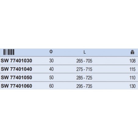 SW77401040 STAHLWILLE Oglinda de inspectie telescopica,diametru 40 mm.