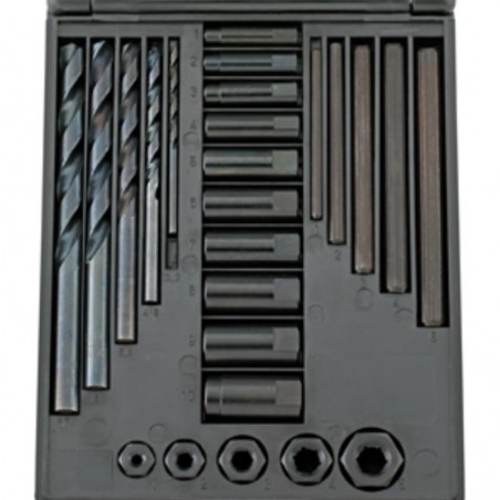 SW96713025 STAHLWILLE Set extractoare suruburi M5-M16, 25 piese