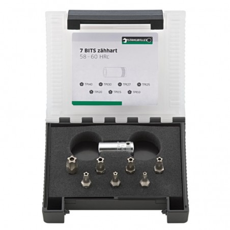 SW96081113 STAHLWILLE Set biti TORX plus si 1 adaptor biti, 8 piese.