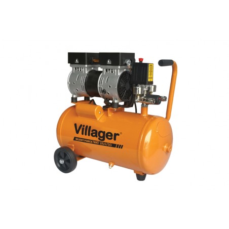 067195 VILLAGER Compresor silentios VAT 264/50, 1500W, 8bar, 264 l/min