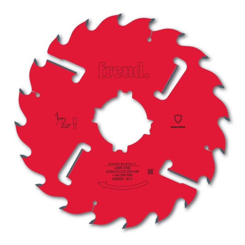 LM05 1600 FREUD Disc circular placat CMS,380x4.0/2.8x30 mm, lemn.