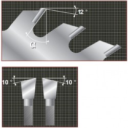 LC4507201 FIRST Disc circular placat CMS, 450x4.0/3.0x30 mm, 72 dinti.