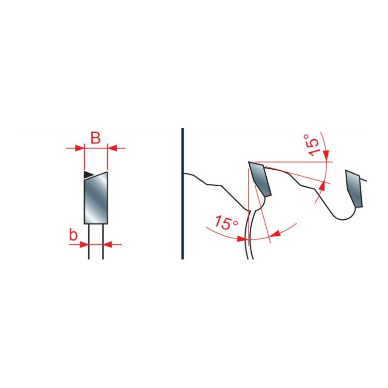 LG2A 2100 FREUD Disc circular placat CMS, 300x3.2/2.2x30 mm, 48 dinti.