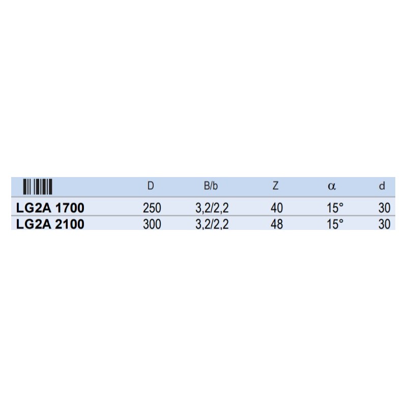 LG2A 2100 FREUD Disc circular placat CMS, 300x3.2/2.2x30 mm, 48 dinti.
