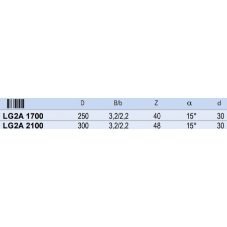 LG2A 2100 FREUD Disc circular placat CMS, 300x3.2/2.2x30 mm, 48 dinti.
