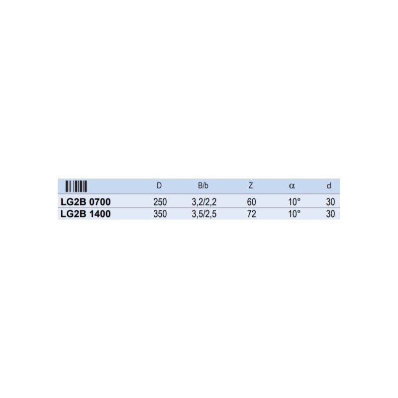 LG2B 0700 FREUD Disc circular placat CMS, 250x3.2/2.2x30 mm, 60 dinti.