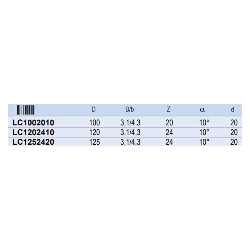 LC3009602 FIRST Disc circular placat CMS, 300x3.2/2.2x30 mm, 96 dinti.