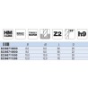 82366710600 TIVOLY Freza CMS integral, 6x60 mm, prindere cilindrica.